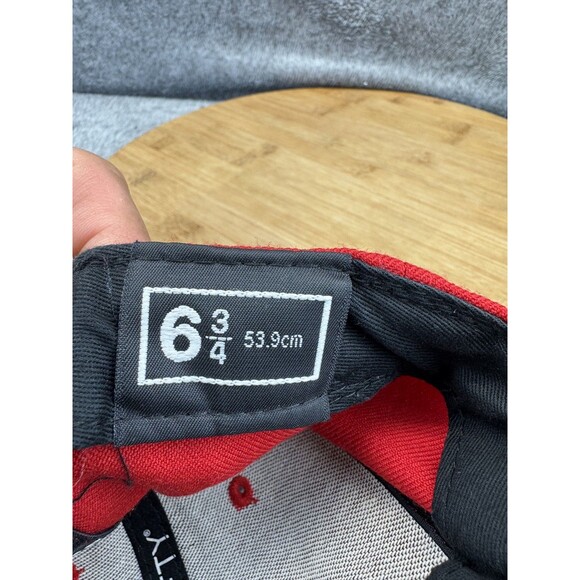 Cincinnati Reds Hat Cap Fitted Kids 6 3/4 Red MLB Baseball Wool New Era - Picture 10 of 11